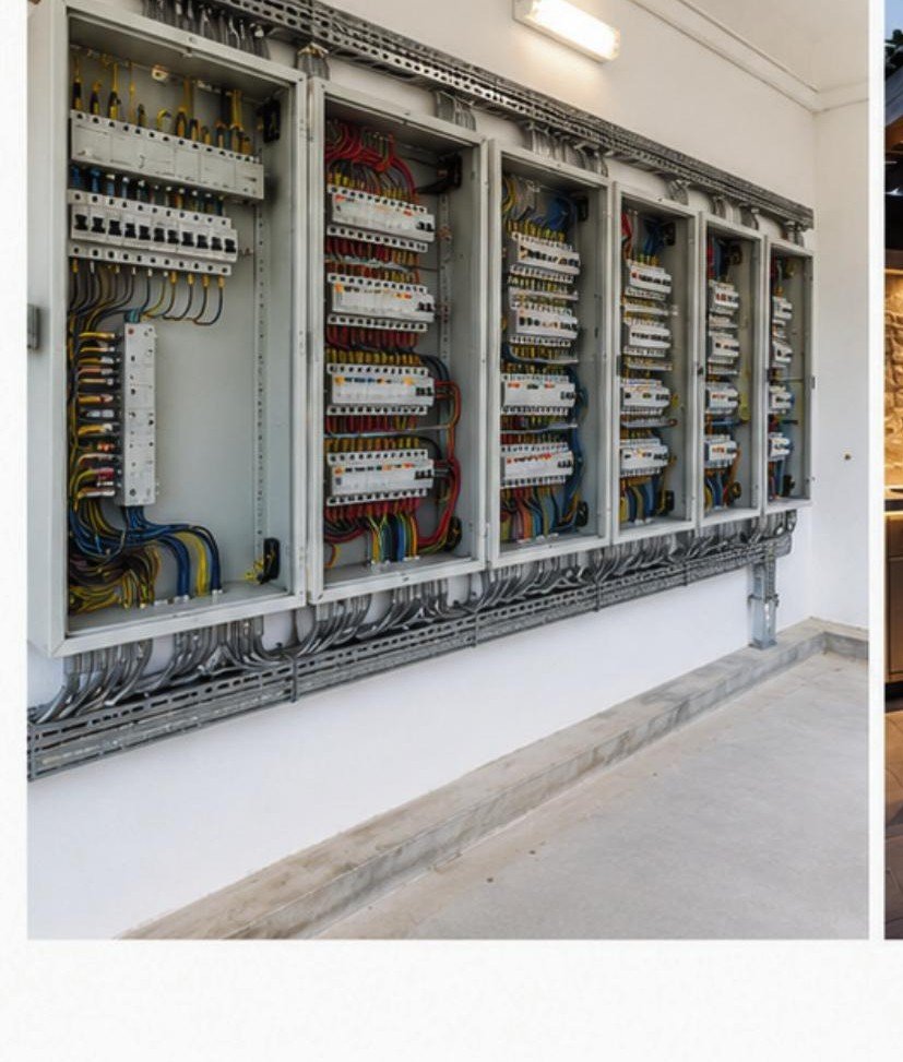 Distribution board electrical works